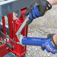 Ручной рычажный смазочный шприц Lincoln 1147, тяжёлой серии, до 690 бар, шланг 18"